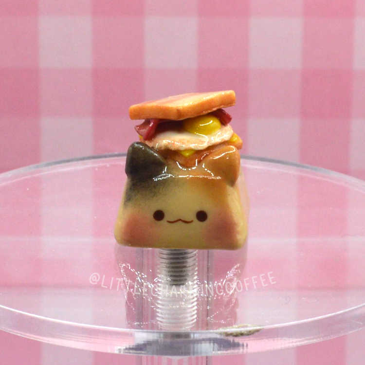 Bacon, Egg & Cheese Cat | Keycap