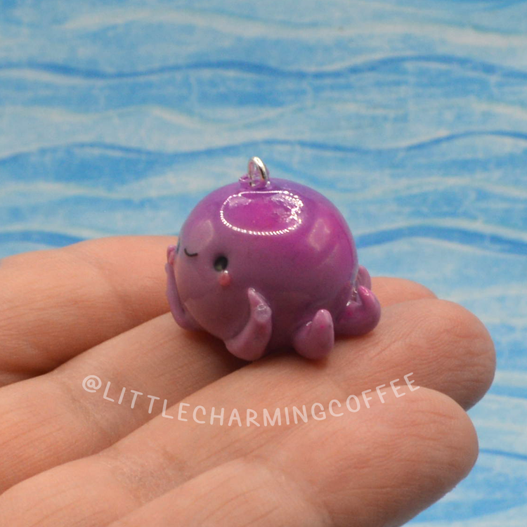 Chunky Octopus | Polymer Clay Charm