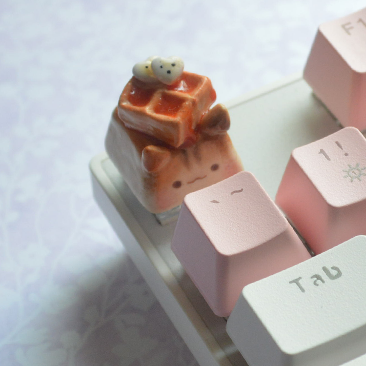 Waffle Cat | Keycap